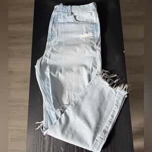 American Eagle Light Blue Distressed Jeans